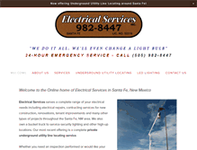 Tablet Screenshot of electricalservicesonline.com